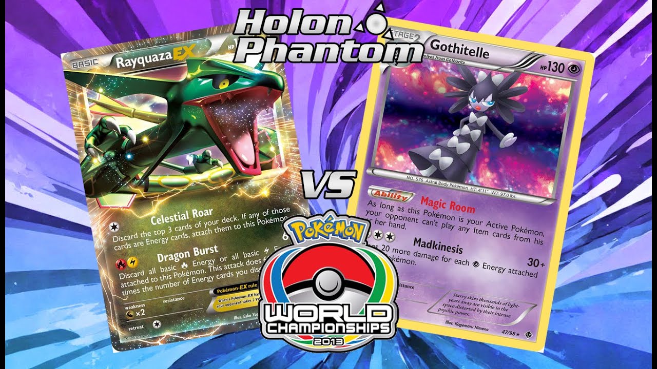 Retro Format 2013 Pokemon TCG Battle! Rayquaza/Eelektrik Vs Gothitelle/Accelgor!