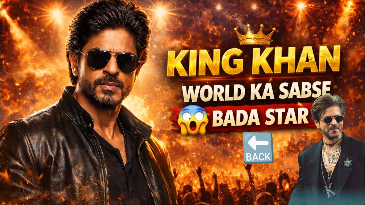 WORLD STAR 👑 KING | Indian Bollywood Superstar Sharukh Khan