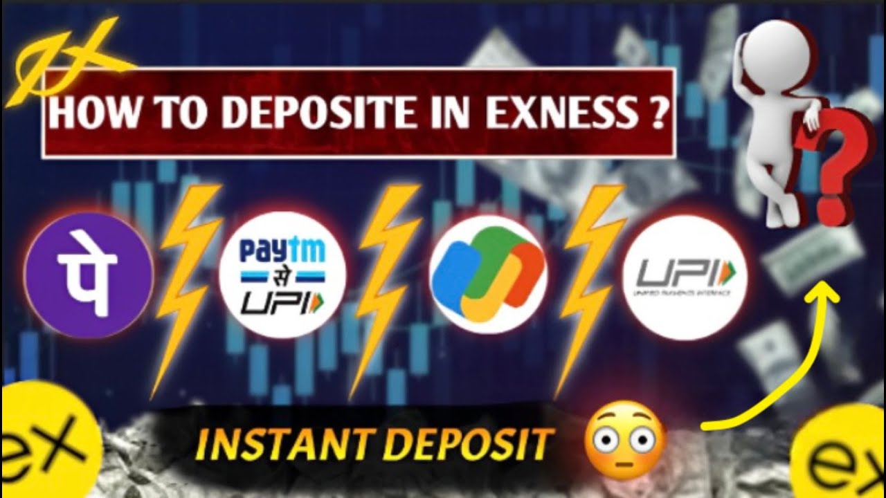 Live deposite in exness with upi and bank account | SILENT TRADERS