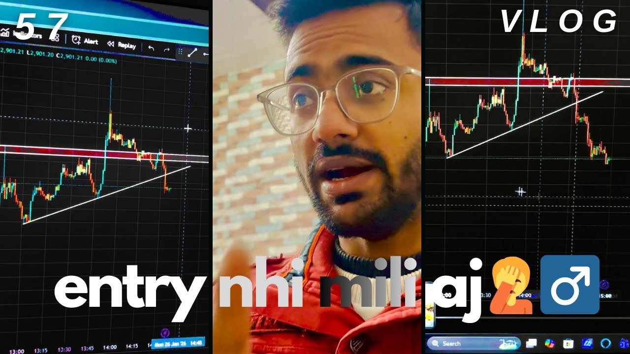 Aj entry nhi mili🤦‍♂️Crypto Trading Vlogs