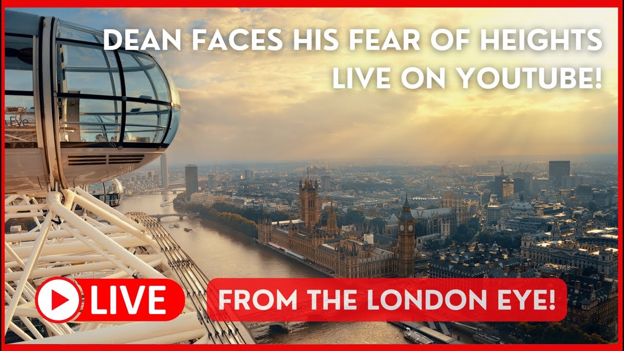 🔴 LIVE From the London Eye | Dean Faces his BIGGEST FEAR | Charity Fundraiser for Cats Protection