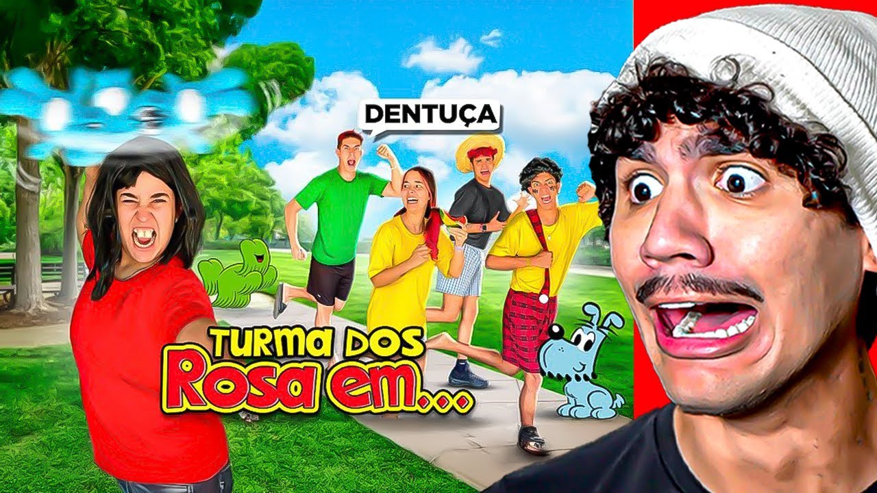 OS ROSAS VIRARAM A TURMA DA MÔNICA POR 24 HORAS *Deu ruim