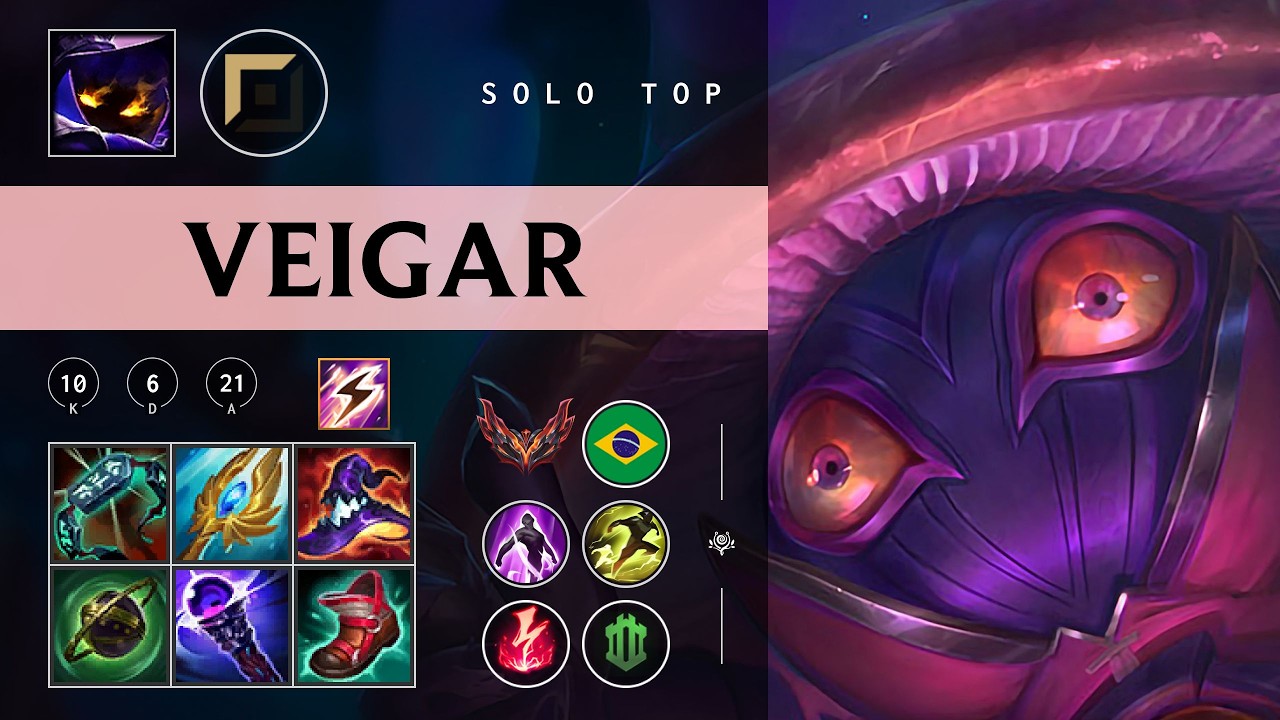 Veigar Top vs Rumble - BR Grandmaster Patch 26.04