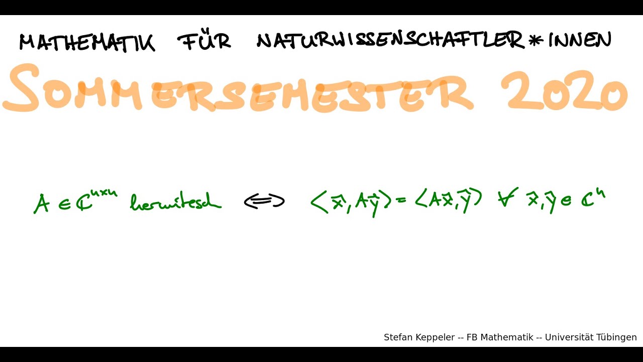 Hermitesche und unitäre Matrizen 5