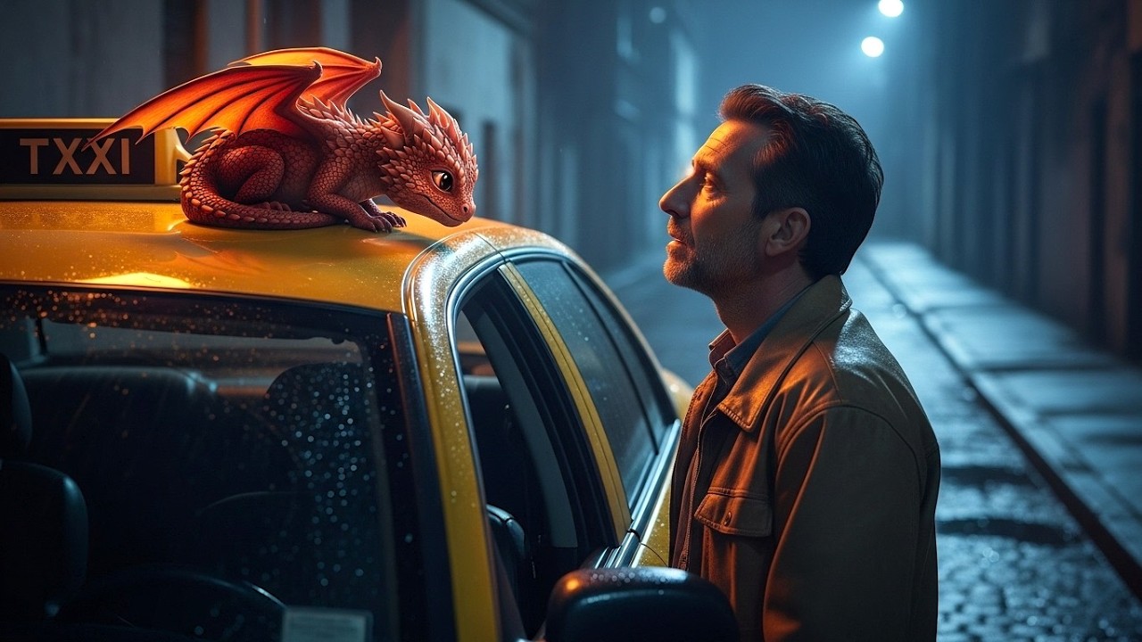 A Small Dragon Hatchling Slept on a Taxi Roof Every Night—The Driver Eventually Understood | HFY |