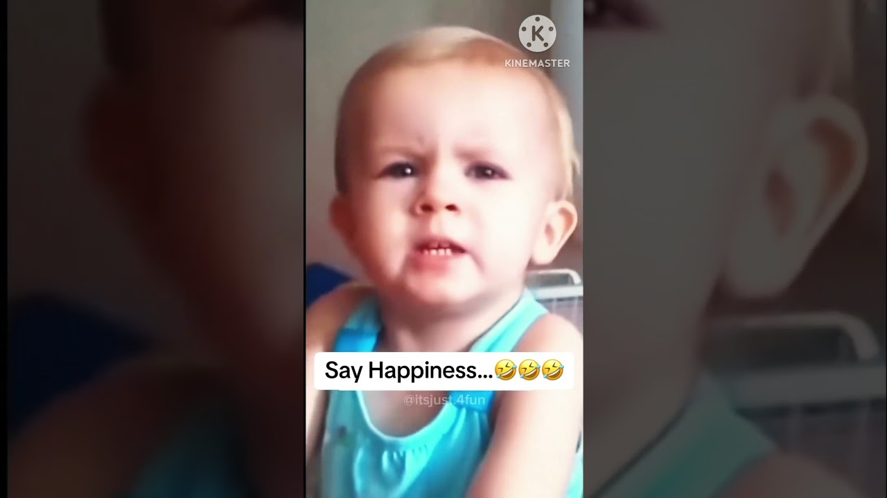 trying not to 😂 say happiness 🤣🤣🤣wait for end😯#shortsvideo  #shortyoutube #funny
