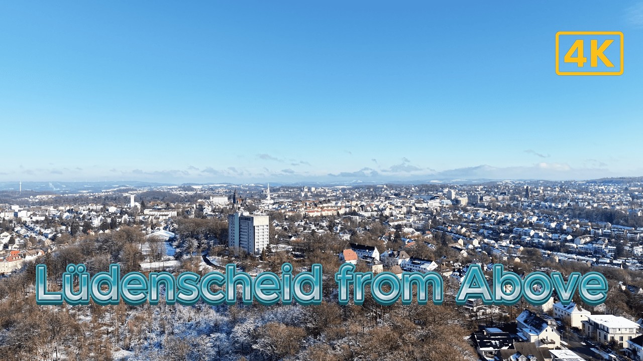 Lüdenscheid From Above 🇩🇪 | Stunning Aerial Drone Views in 4K Ultra HD