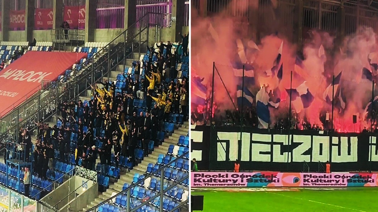 KIBICE ARKI GDYNIA W PŁOCKU * 