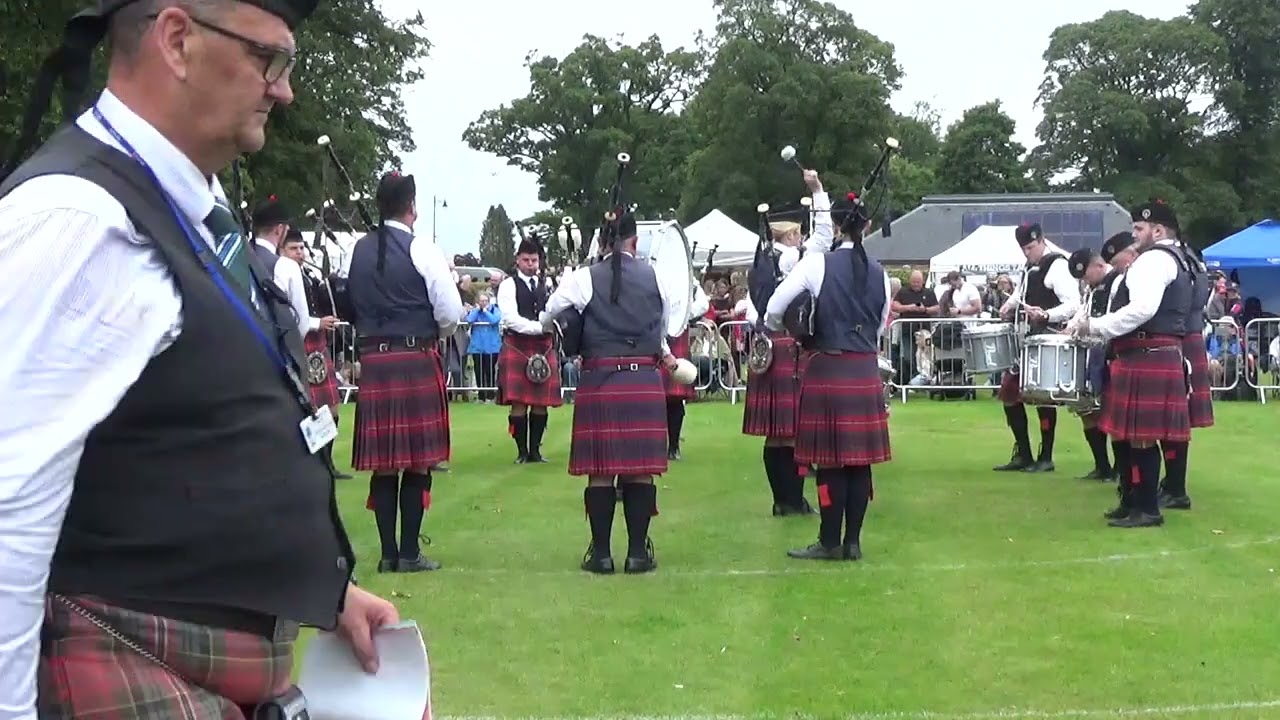 Coalburn IOR Pipe Band Dumbarton 2025 David Duncan