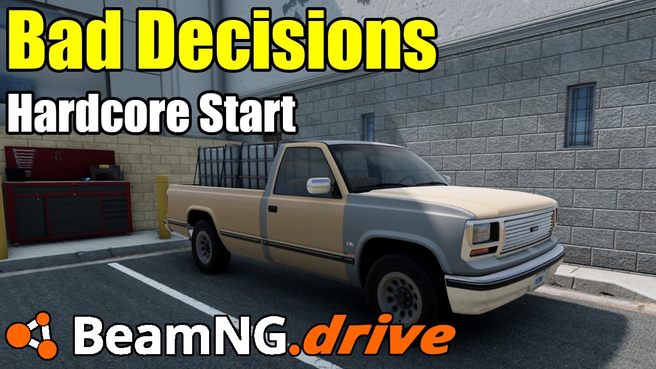 Liquid Transport Disaster - Hardcore Series ep10 | BeamNG RLS Career Overhaul Mod