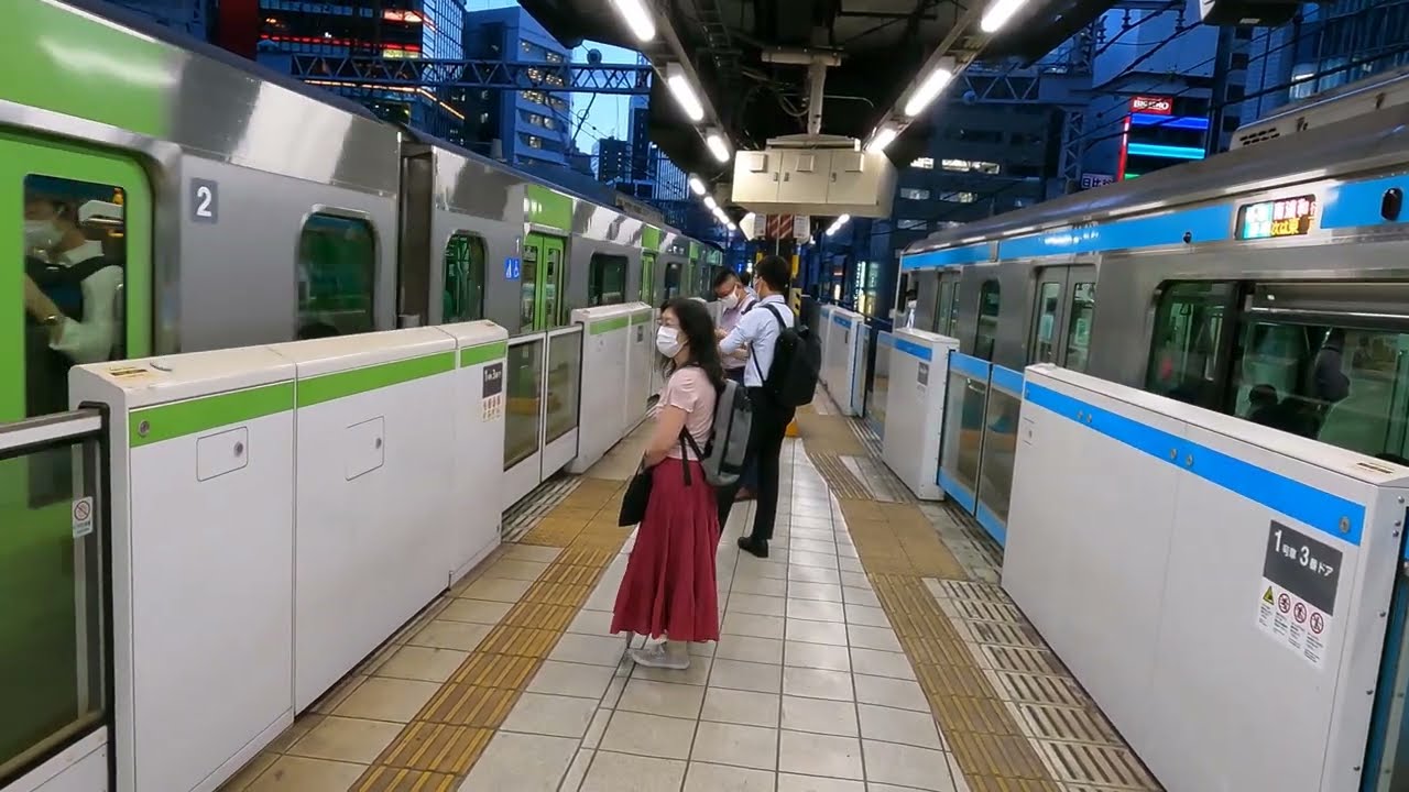 Yurakucho Station JK25 | JR Keihin Tohoku Line Walks | Tokyo Railways Exploration | Japan 4K ASMR