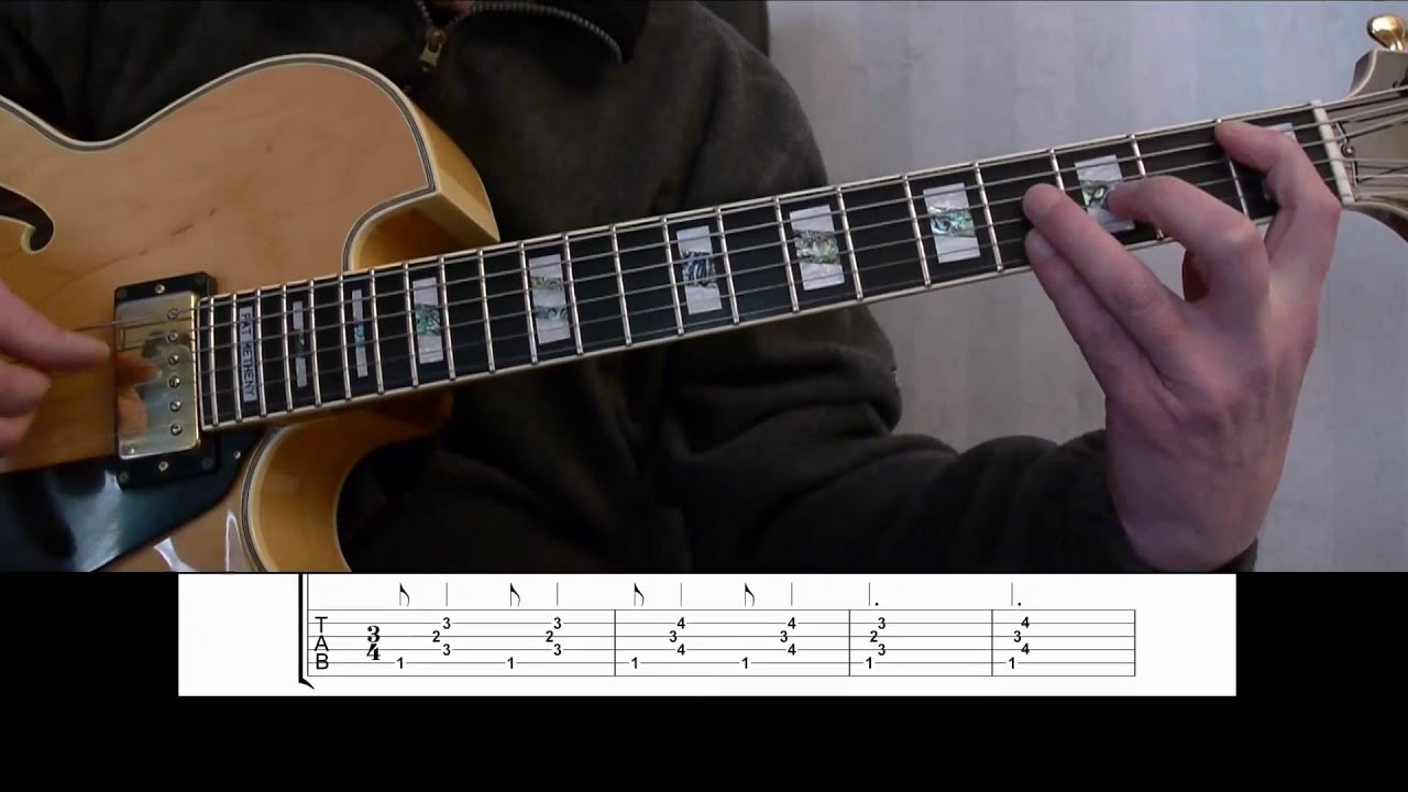 A child is born basic voicings - jazz guitar