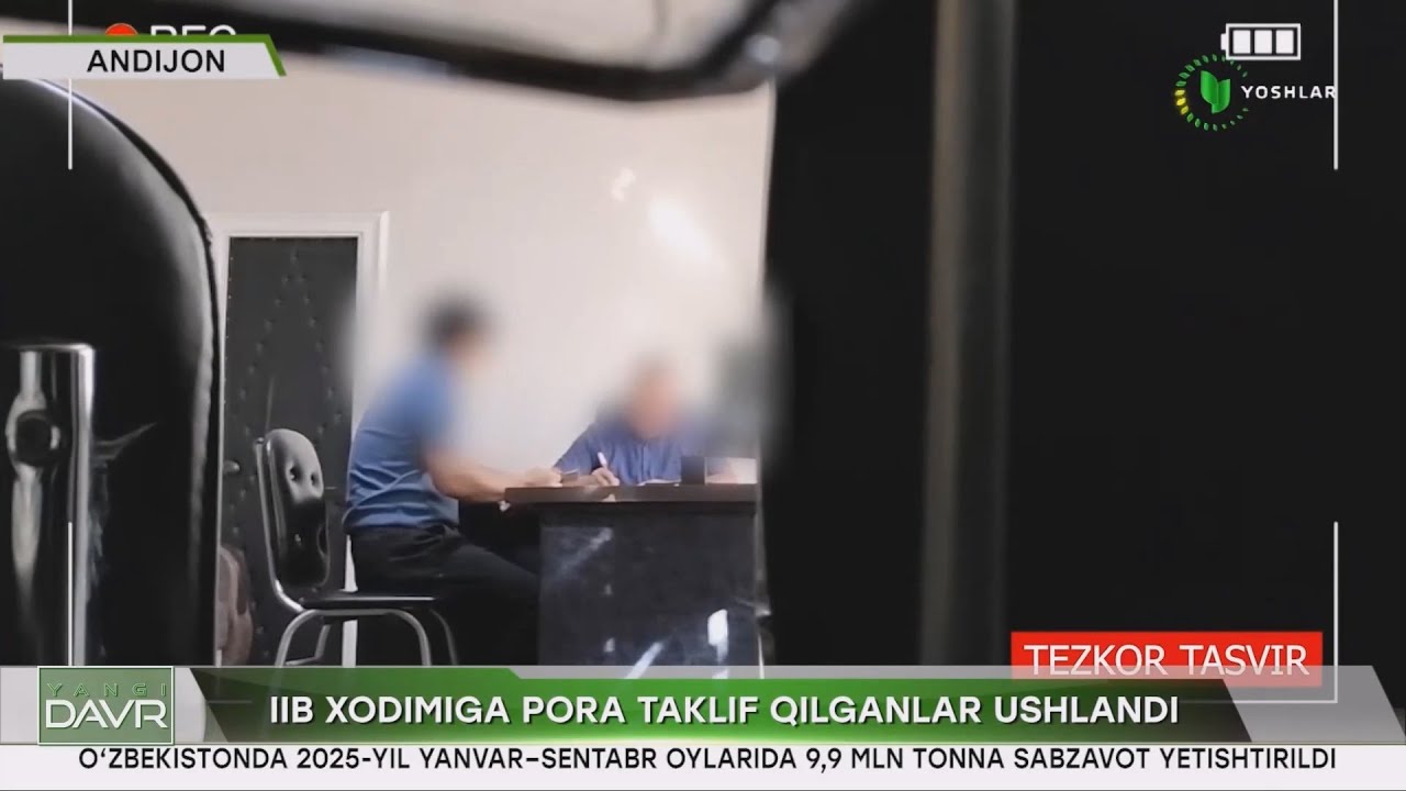 IIB xodimiga pora taklif qilganlar ushlandi (Andijon)