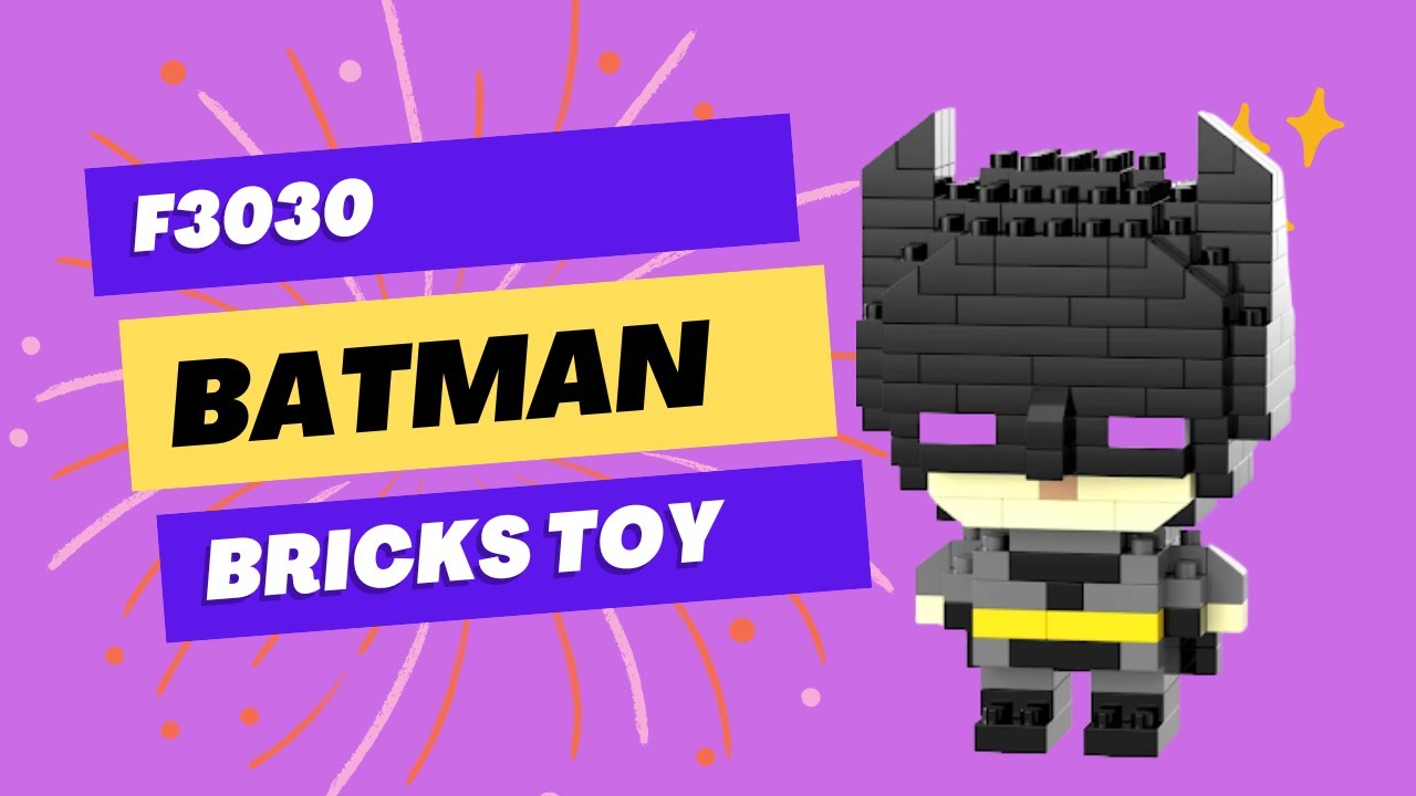 Batman F3030 Bricks Toy 🦇 | Full Build & Showcase