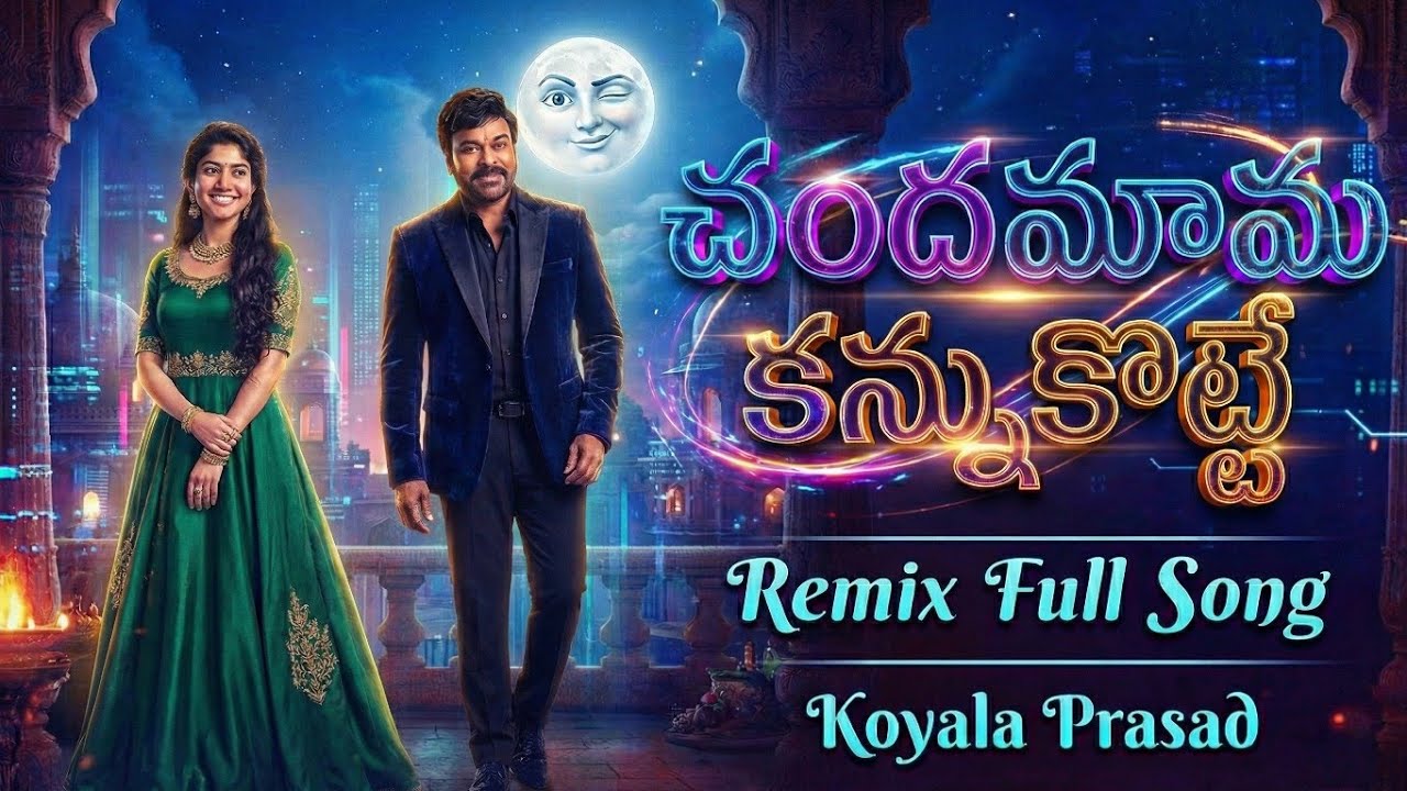చందమామ కన్నుకొట్టే New Remix Song | Megastar Chiranjeevi & Sai Pallavi | Telugu Ai New Song Video 