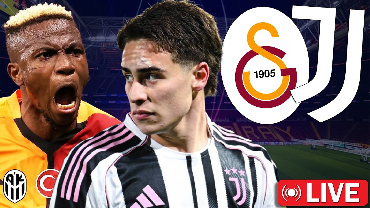 🥵 ANSIA TOTALEEE! || 🔴 Galatasaray - JUVENTUS LIVE REACTION Con @ColpoGobbo