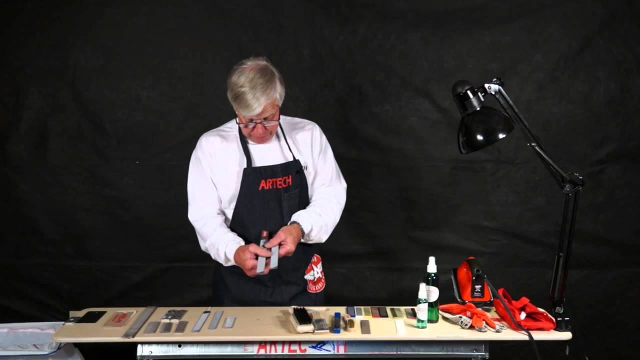 ARTECH Part 2 of 9, Ski Tuning with George Merrill, Scrapers, Files and Stones