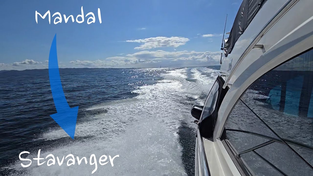 From Mandal to Stavanger, with Egersund as refuel stop ⛽️🤩