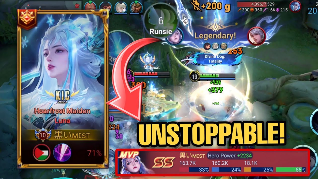 No Yao no Prb, Luna Can Carry 🔥 Luna Ranked Domination | Honor of Kings