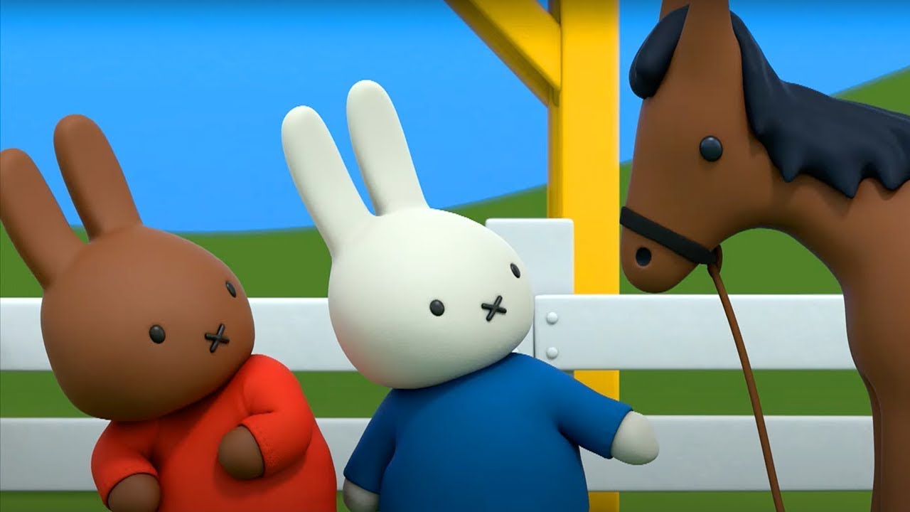 Nijntje en het paard picknicken | Nijntje's avonturen, groot en klein