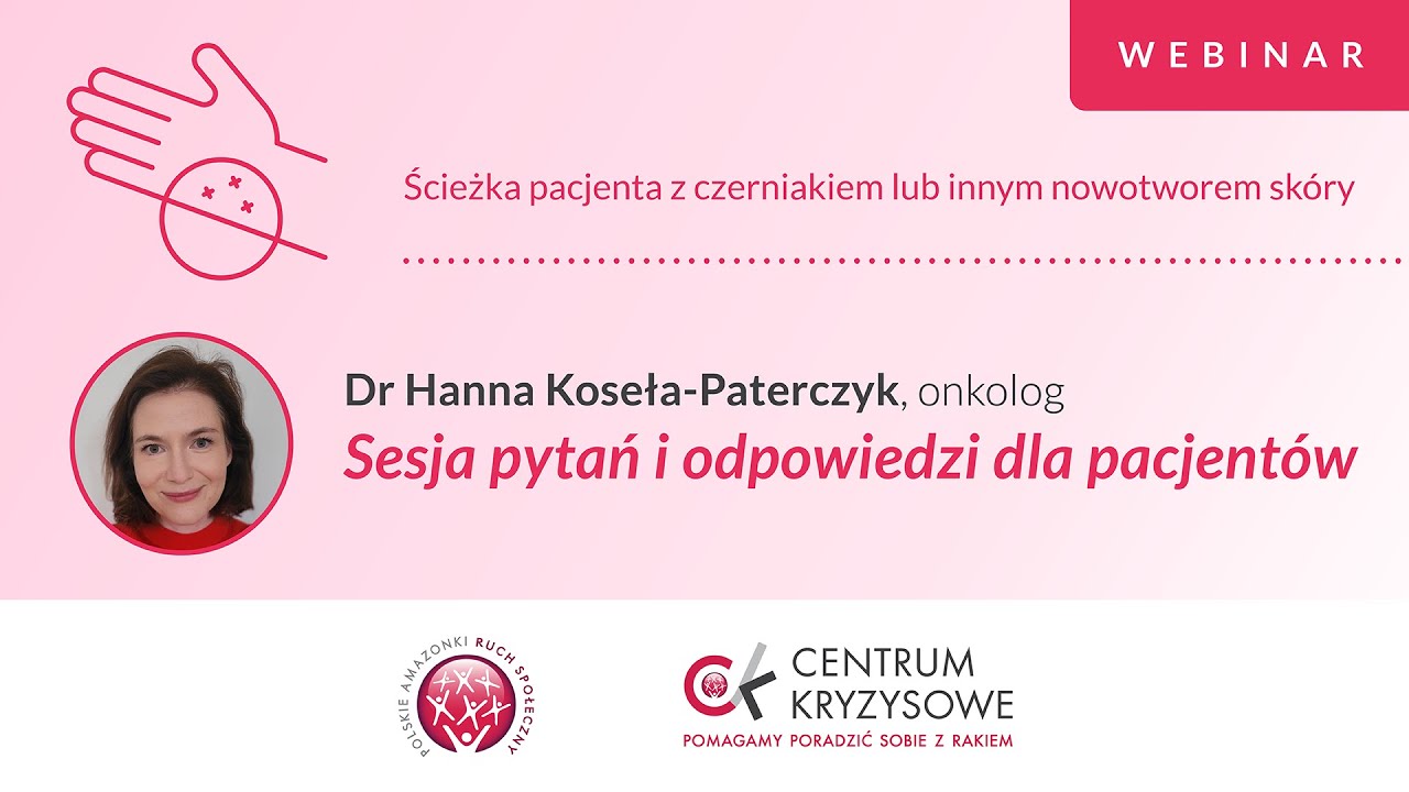Sesja pytań i odpowiedzi dla pacjentów z czerniakiem lub innym nowotworem skóry