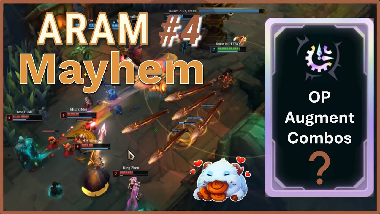 ARAM Mayhem: лучшие моменты — 4 | Комбинации улучшения OP | League of Legends