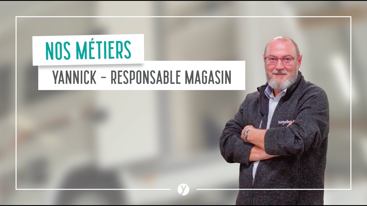 NOS MÉTIERS : Yannick, responsable magasin