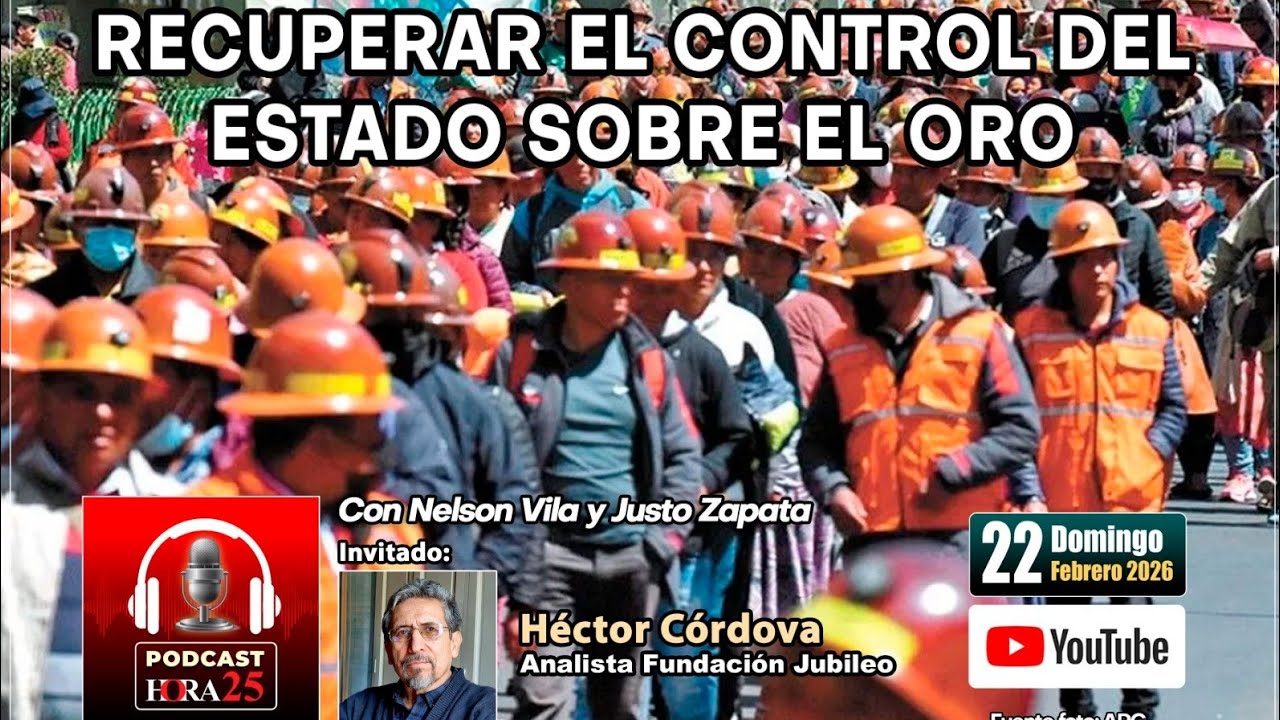 Recuperar el control del Estado sobre el oro