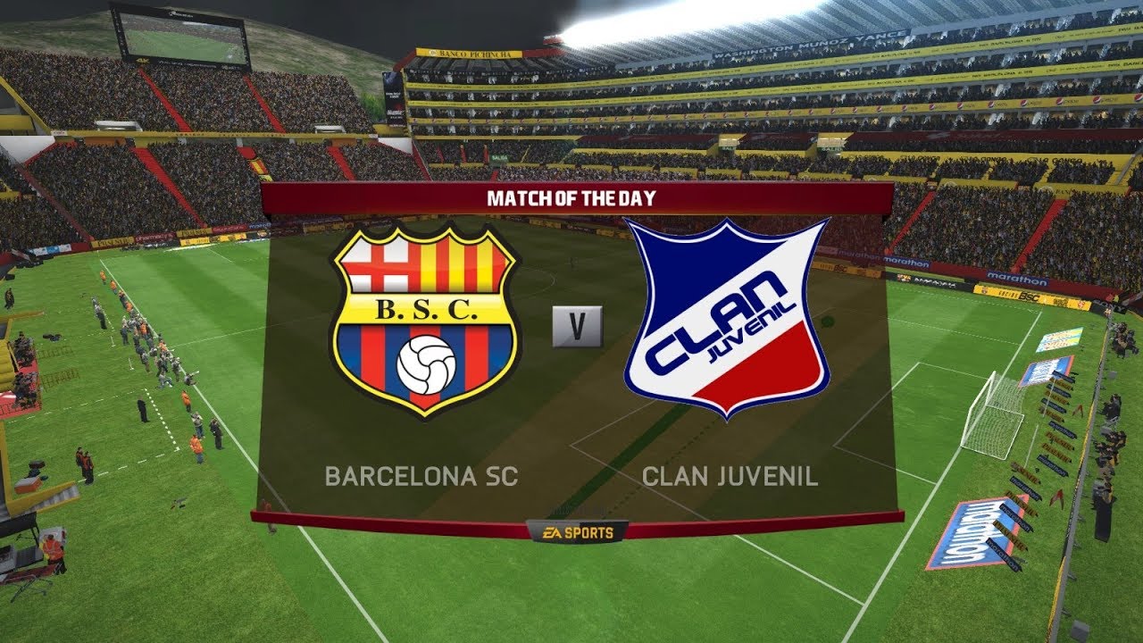 Barcelona SC vs Clan Juvenil HD 11/11/2017 | 2da Etapa Copa Banco Pacífico | GAMEPLAY PES2017