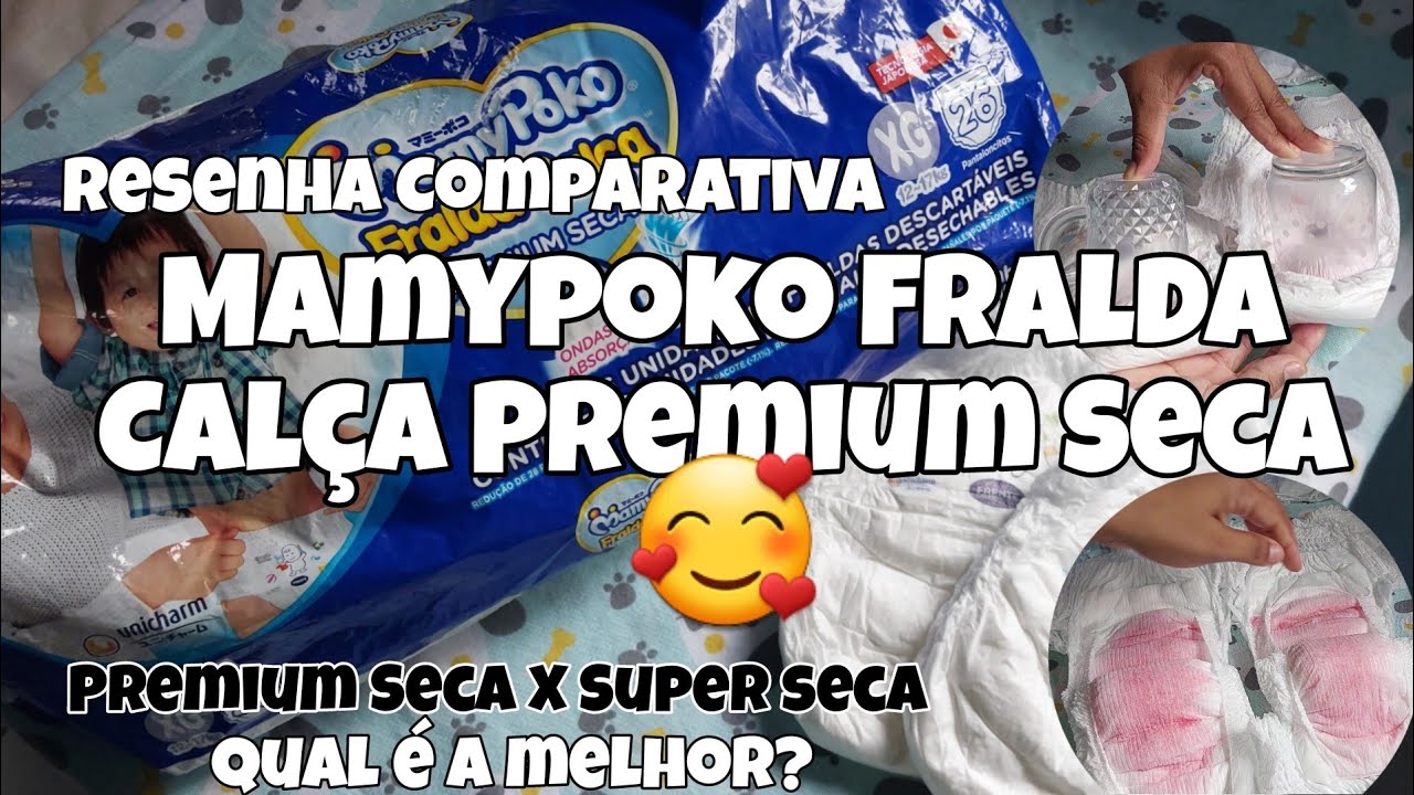 RESENHA DA FRALDA MAMYPOKO FRALDA CALÇA PREMIUM SECA REFORMULADA 2023 🥰