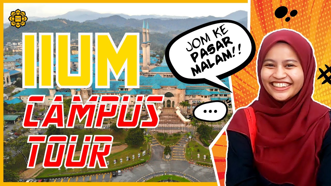 IIUM CAMPUS TOUR | IIUM GOMBAK | IIUM Library & Pasar Malam | A Day in My Life #1