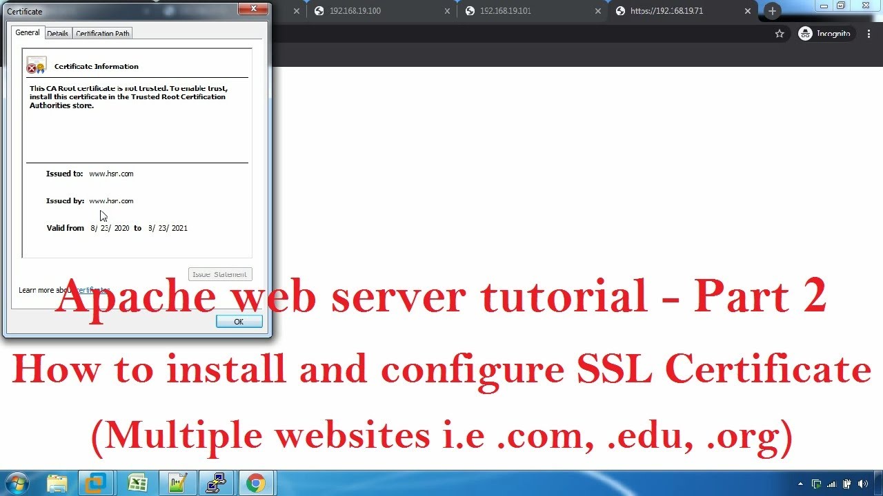 Apache web server tutorial - Part 2 (Tamil)