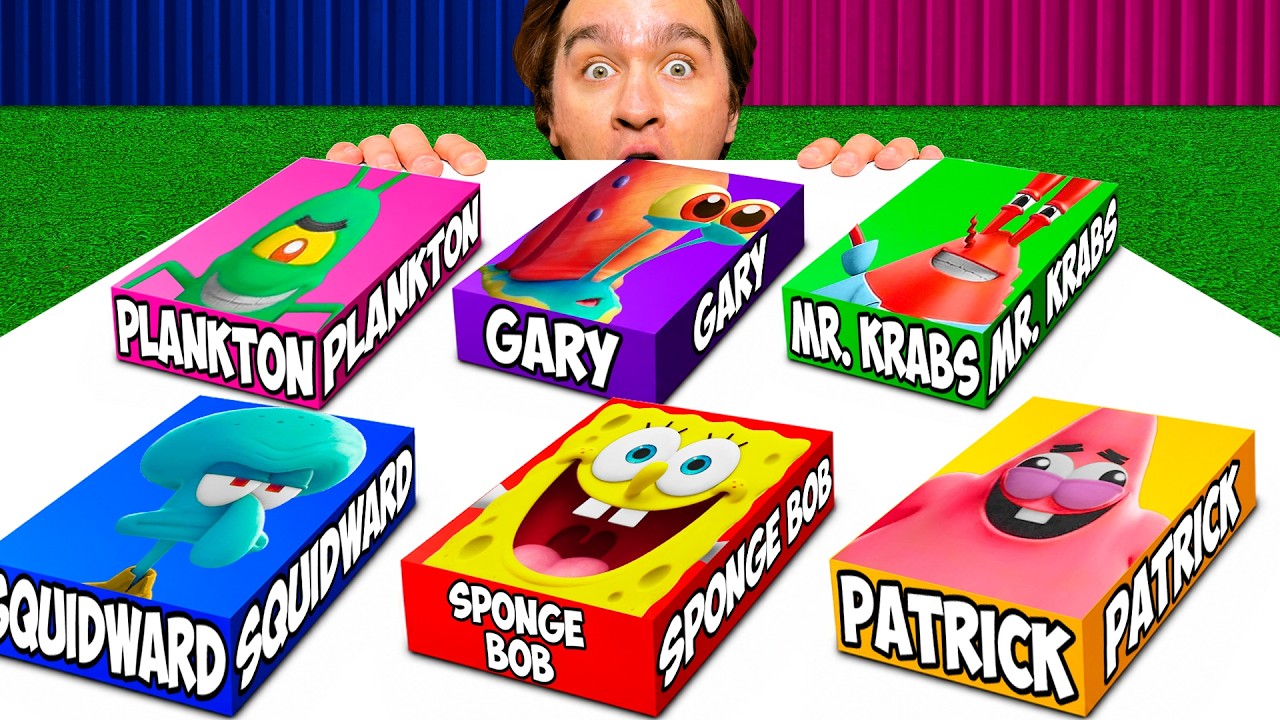 НЕ ОТКРЫВАЙ LEGO НАБОРЫ SPONGEBOB в 3 ЧАСА НОЧИ!