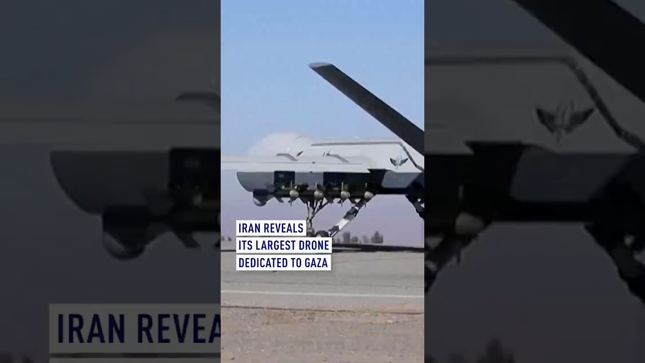 Iran reveals its largest drone – dedicated to Gaza