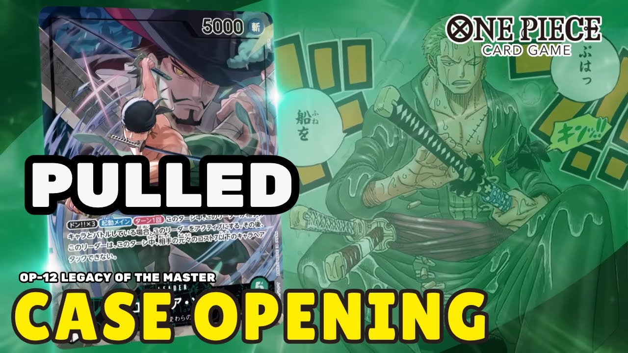 【ONE PIECE TCG】 OP-12 LEGACY OF THE MASTER CASE OPENING! CAN WE GET A MANGA?!