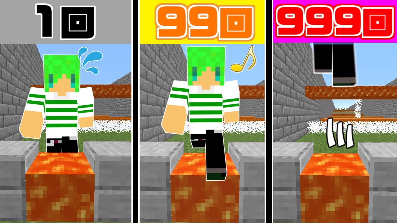 【マインクラフト】ジャンプするたびにジャンプが高くなる世界で障害物アスレチック！？
