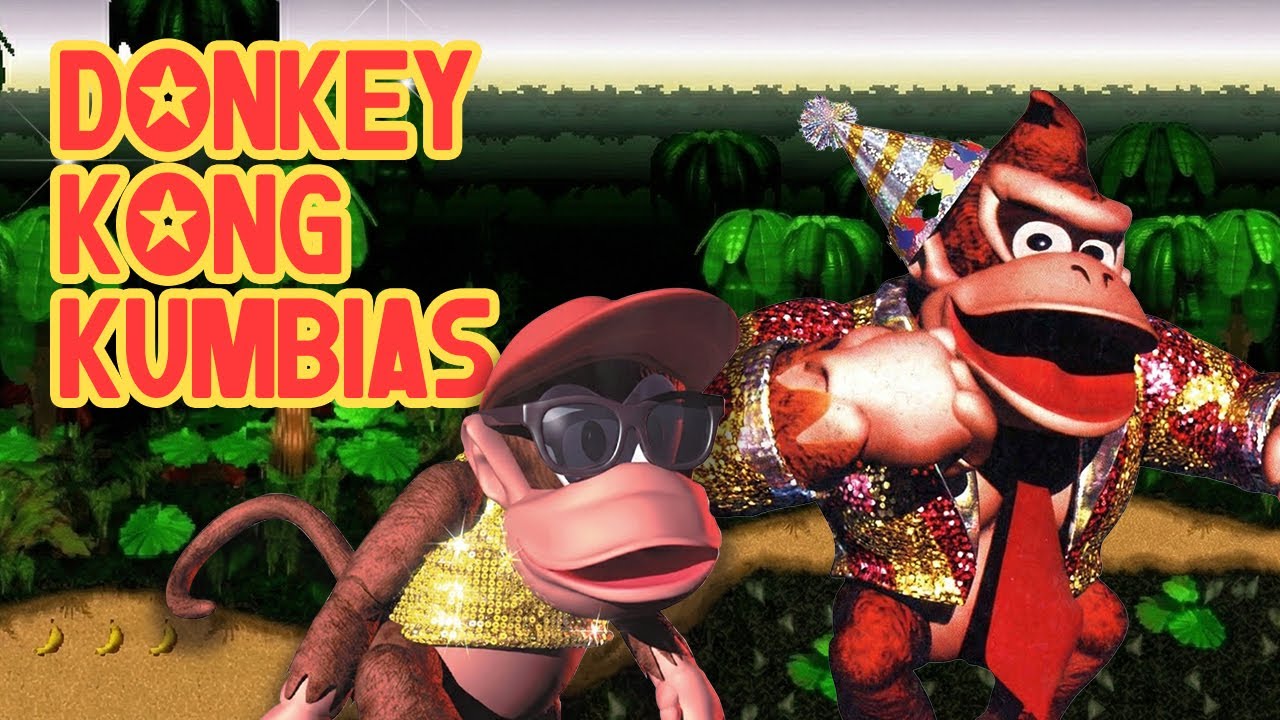 PARA BAILAR COMO MONO XD 🐒🦍 | Donkey Kong Cumbias 🎉