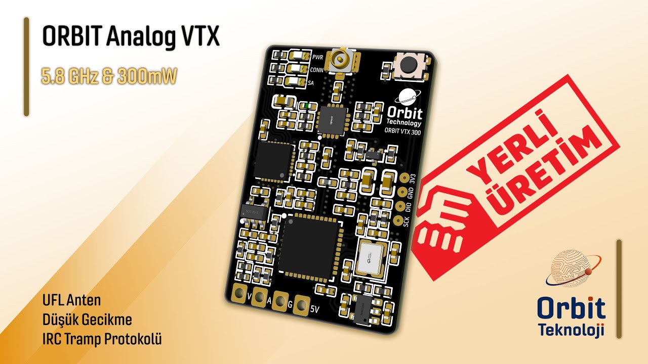 ORBIT VTX 5.8GHz 300mW Prototip Üretim #milliteknolojihamlesi #teknofest #vtx #drone #diy #fpv