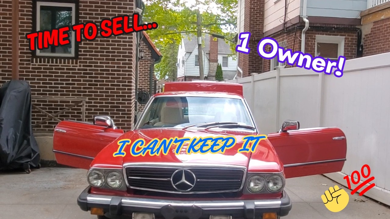 Selling my DADS (SUPER CLEAN) 1981 Mercedes Benz 380SLC | Old Antique Vehicle