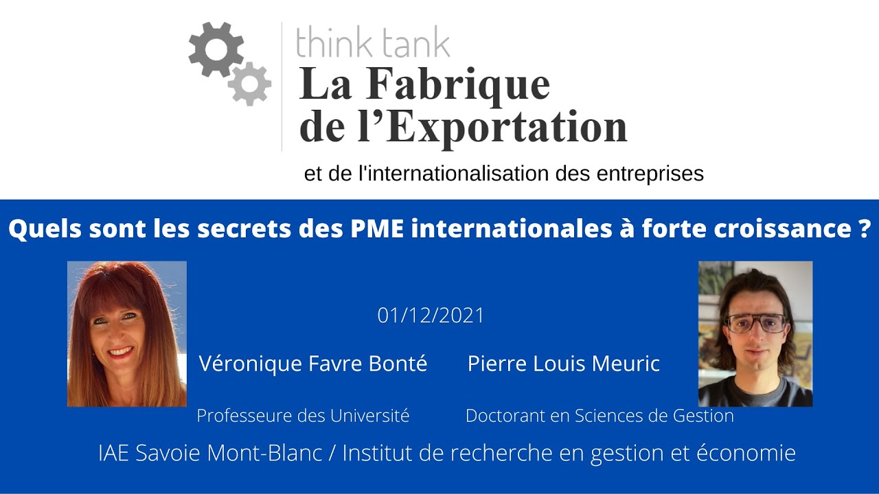 Quels sont les secrets des PME internationales à forte croissance ?