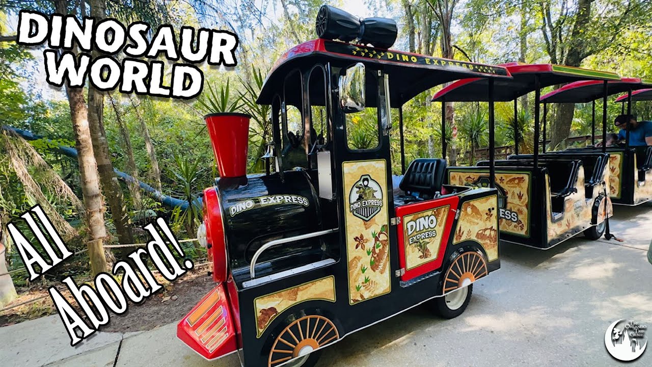 Dinosaur World Florida - All Aboard The Dino Express!!! Full Tour!!! (Plant City, FL) Halloween Time
