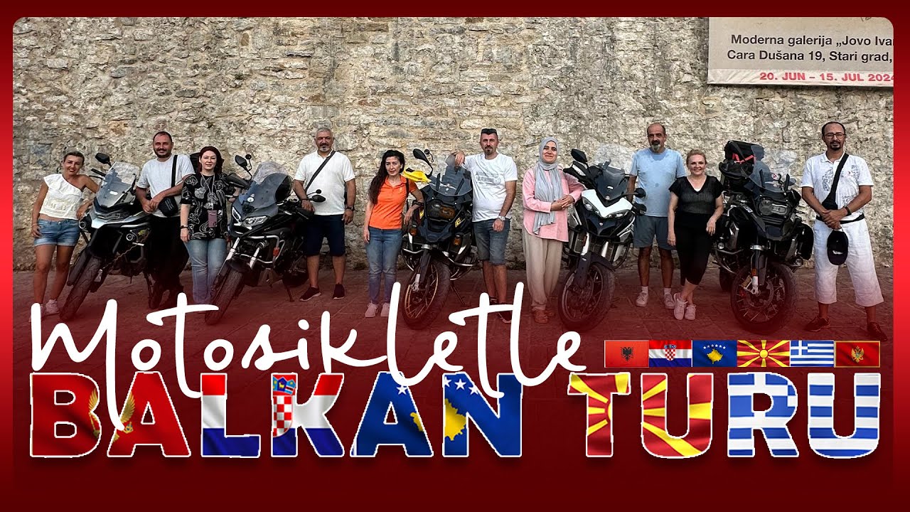 2024 Motosikletle Balkan Turu #Greece #croatia #macedonia #kosovo #svetistefan #montenegro #Taşoz