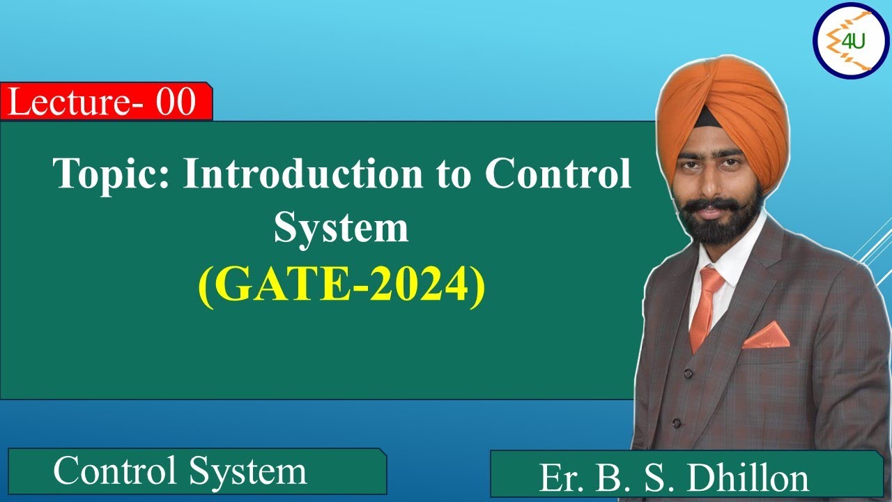 Lec-00 Syllabus of Control System for GATE 2024