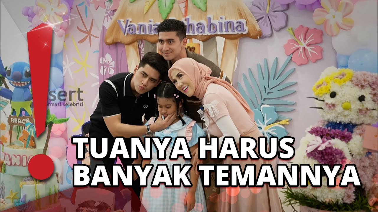 Venna Melinda Rayakan Ultah Vania ke-10 dengan Meriah
