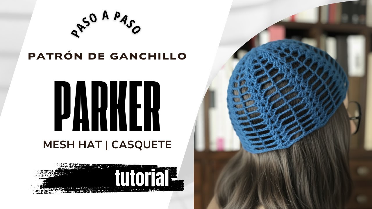 Mesh Hat // Casquete | Tutorial Paso a Paso PRINCIPIANTES #crochet #ganchillo #gorro #tendencia