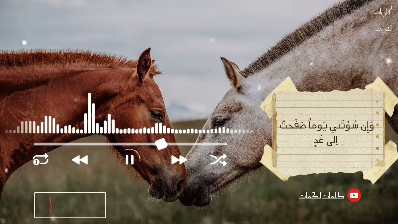 نواف | لَعَمرُكَ ما أَدري وَإِنّي لأَوجَلُ - معن المزني