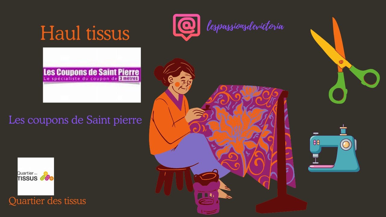Haul tissus @lescouponsdesaintpierre203 @QuartierdesTissus_ #couture #tissusaddict