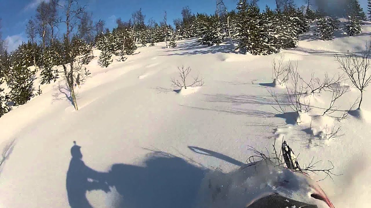yamaha phazer mountain lite in powder snow