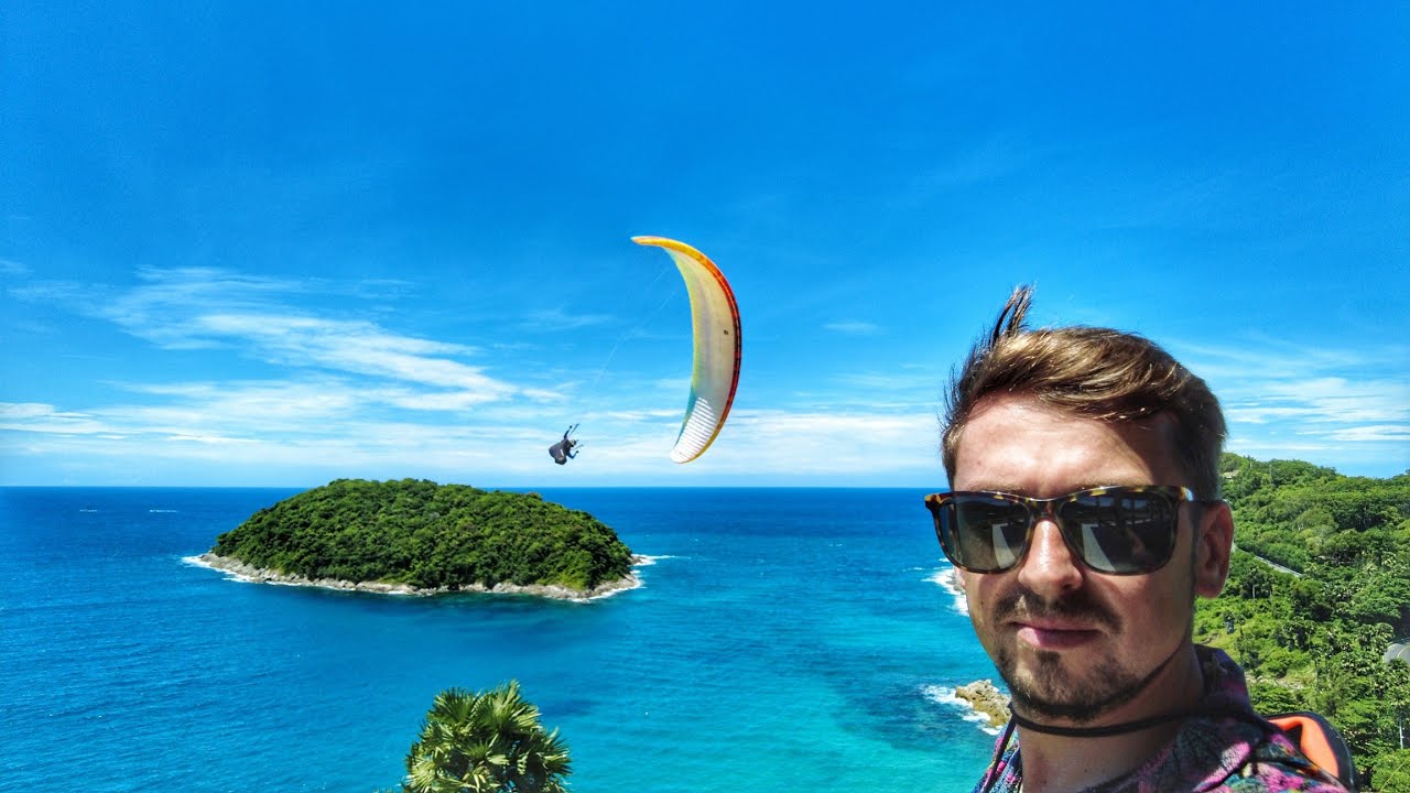 Tandem Paragliding Phuket above Promthep Cape near Nai Harn - What It's like? #ThisIsThailand62