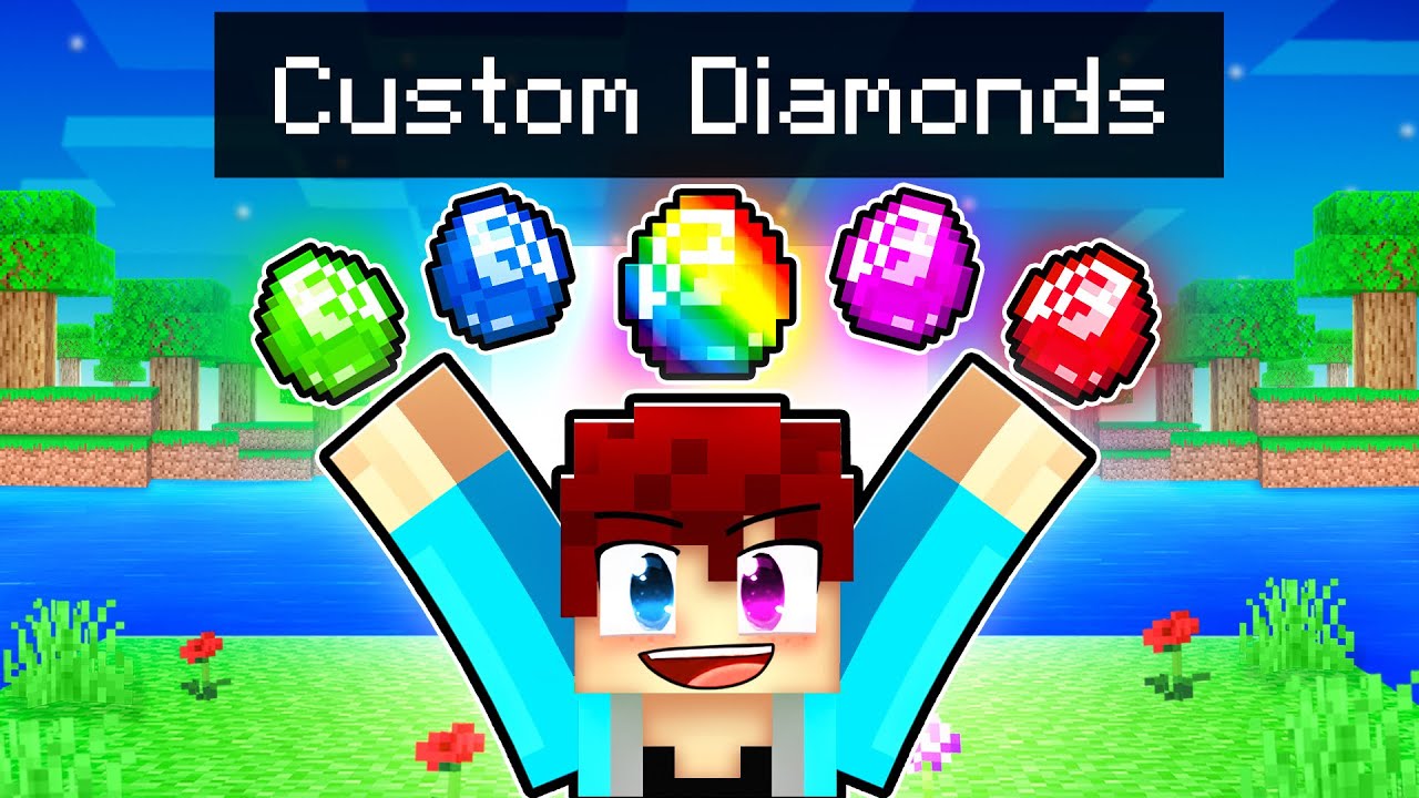 Er zijn CUSTOM DIAMANTEN in Minecraft!